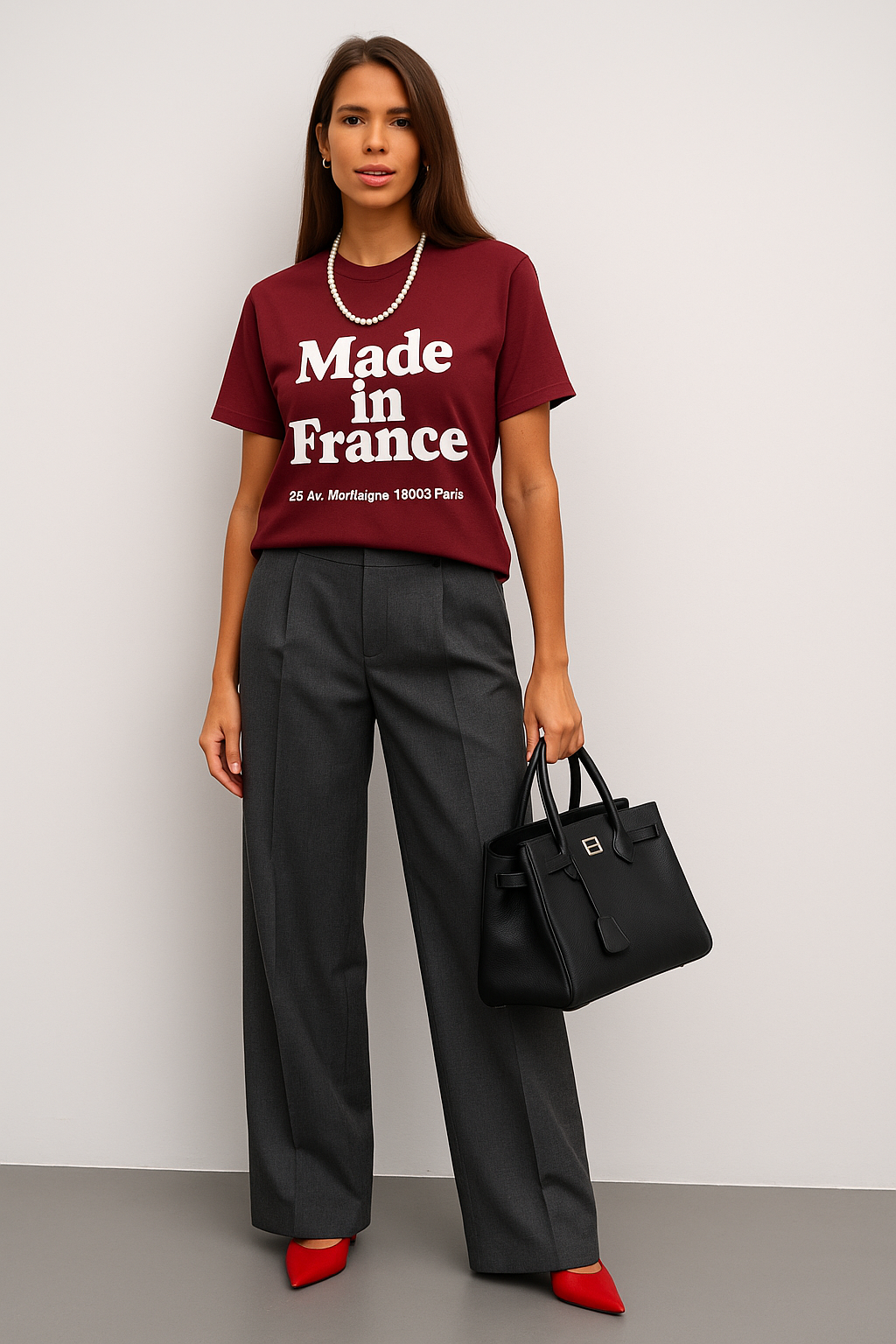 Made in France – 26 Av. Montaigne, 75008 Paris | T-shirt Minimaliste Français