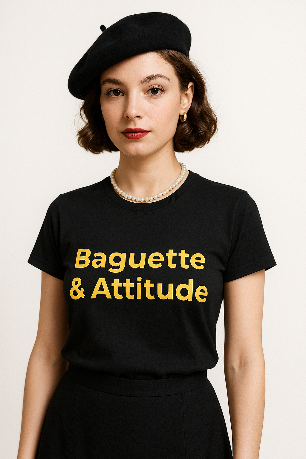 T-shirt Unisexe – Baguette & Attitude