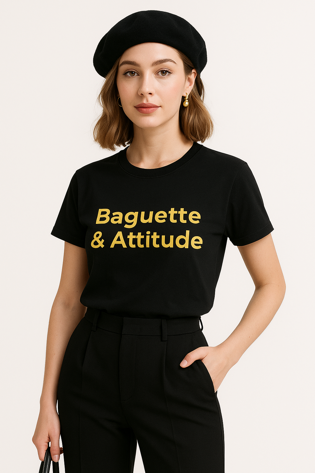 T-shirt Unisexe – Baguette & Attitude