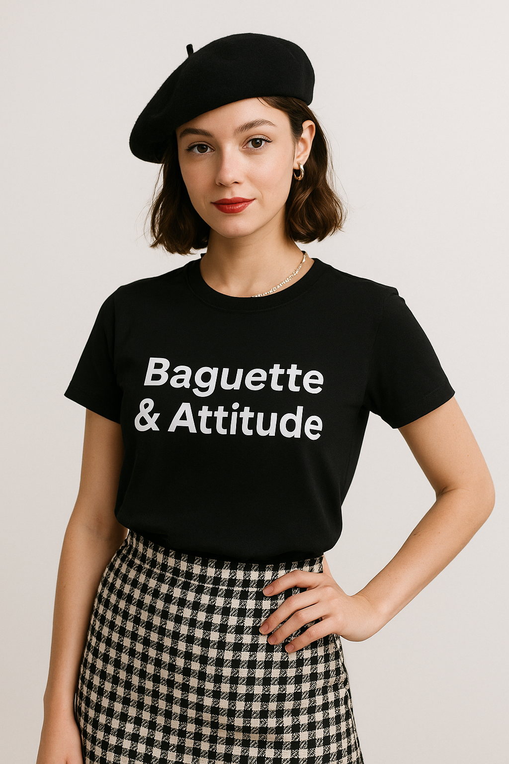 T-shirt Unisexe – Baguette & Attitude