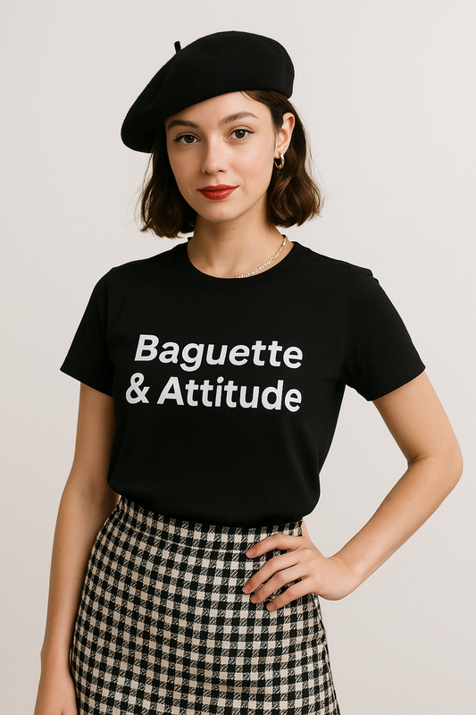 T-shirt Unisexe – Baguette & Attitude