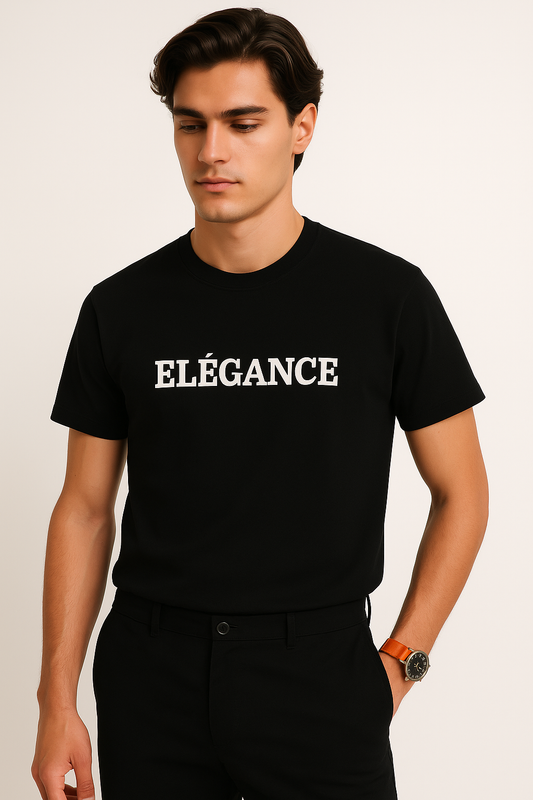 T-shirt unisexe en coton biologique " Elegance"