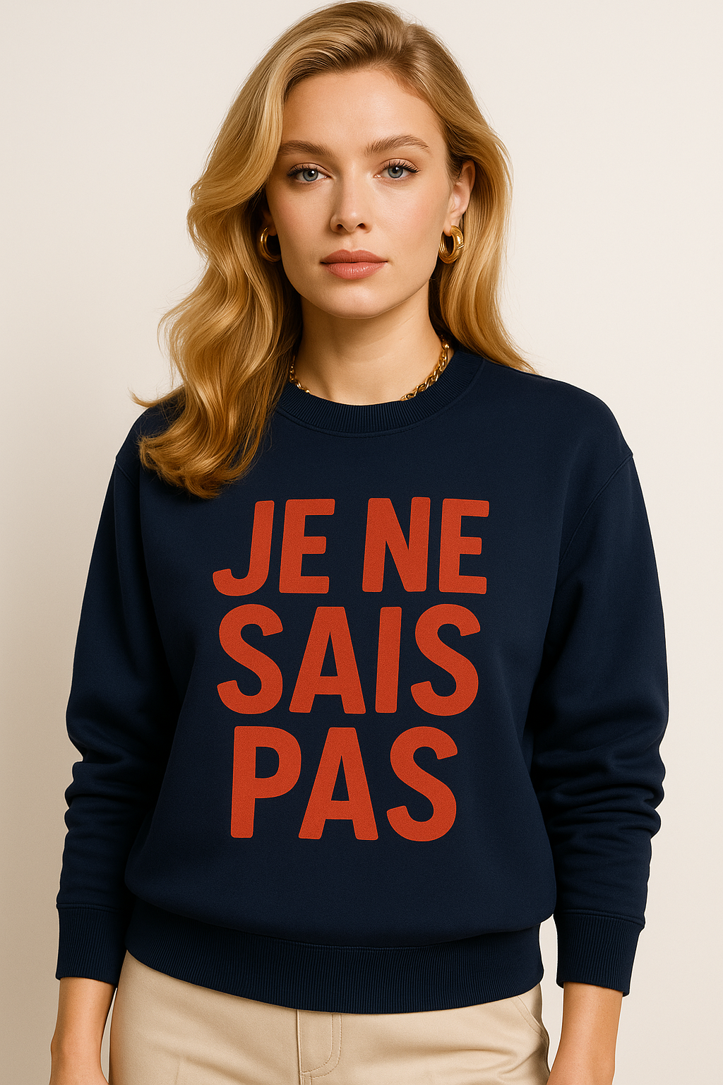 Sweat-shirt Oversize Bio – JE NE SAIS PAS