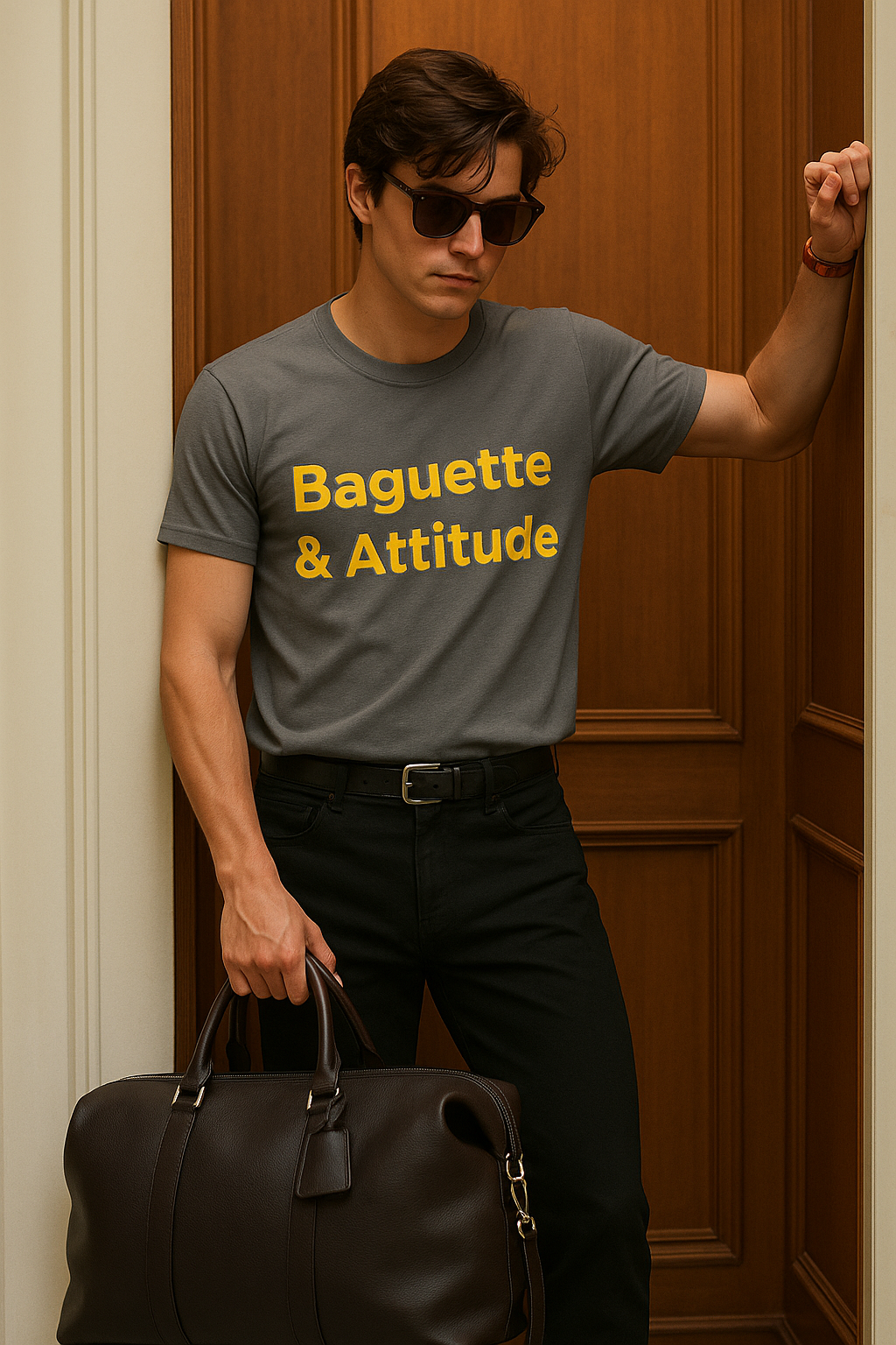 T-shirt Unisexe – Baguette & Attitude