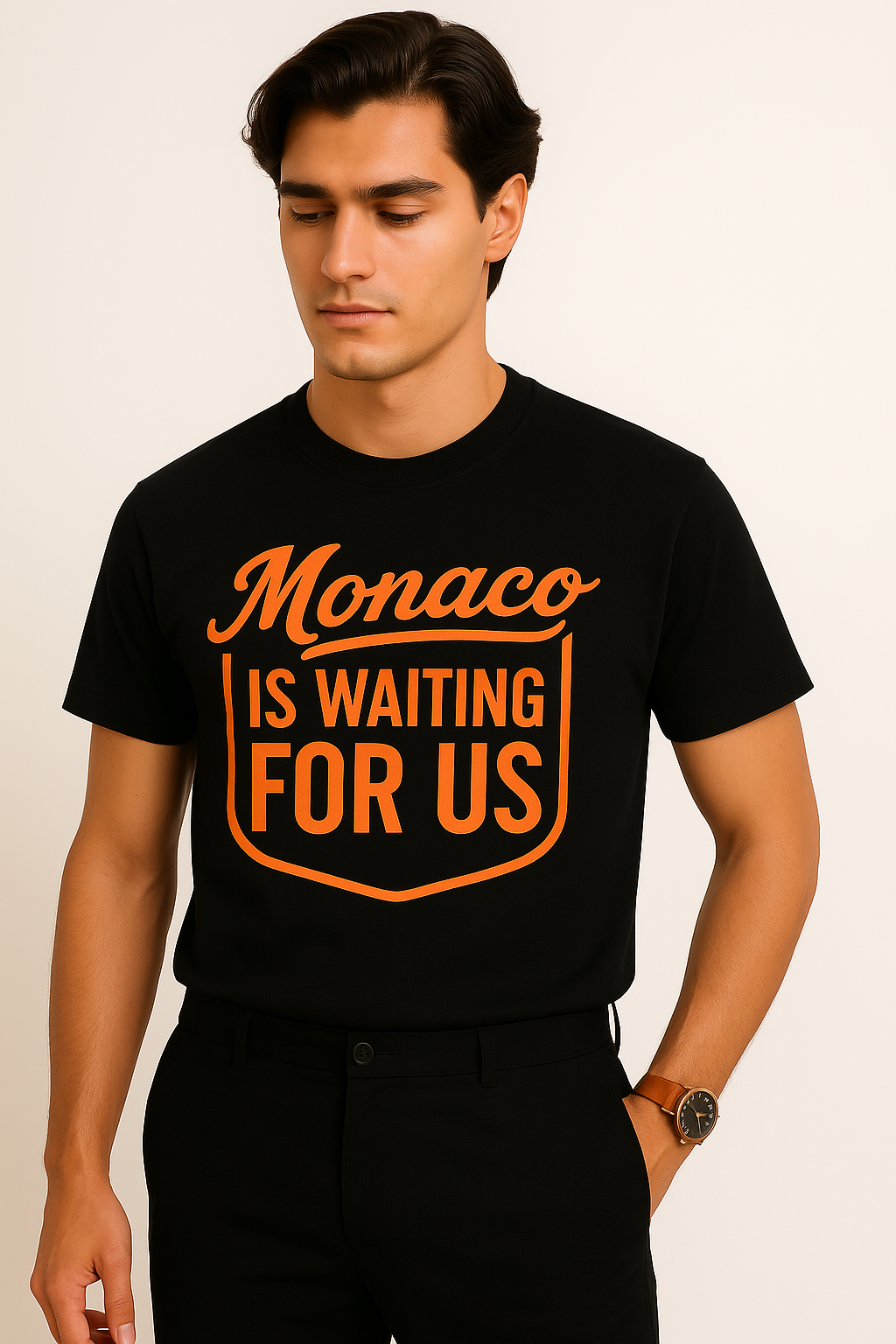 T-shirt  – "Monaco is waiting for us"