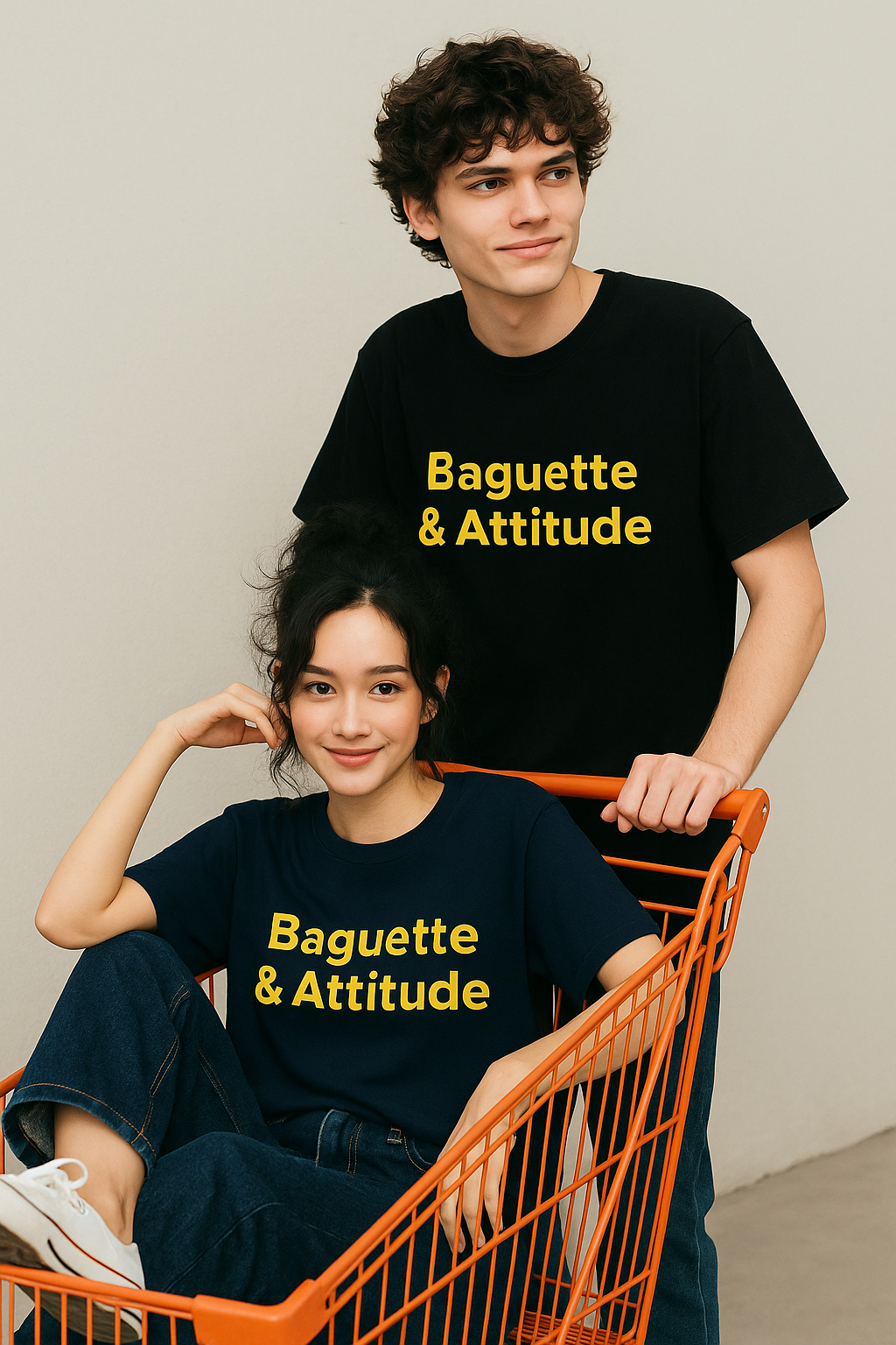 T-shirt Unisexe – Baguette & Attitude