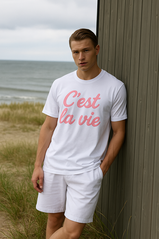 C’est la vie – T-shirt unisexe en coton bio