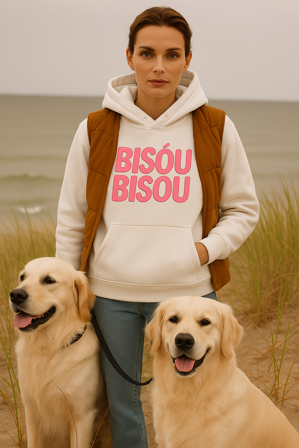 BISÓU BISOU – Sweat à Capuche Unisexe Doux & Stylé