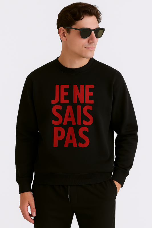 Sweat-shirt Oversize Bio – JE NE SAIS PAS